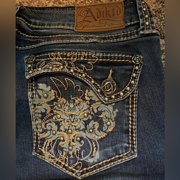Womens Adiktd Western Jeans Size 10 - Picture 3 of 4